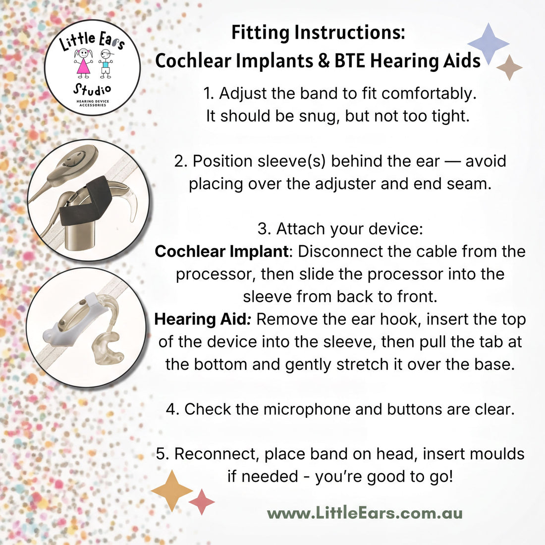 Softband Fitting Instructions - Cochlear Implant and Hearing Aid