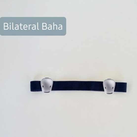 baha hearing aid navy headband imitation therapy aid play
