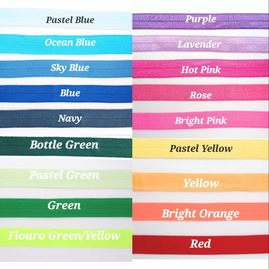Color swatches with labels in a grid layout on a white background